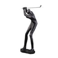 thumbnail image 5 of deevoka Golf Themed Figurine Aesthetic Human Sculpture for Room Wedding Housewaiming 813B, 5 of 9