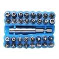 thumbnail image 2 of de puntas de destornillador de material acero de aleación de cromo vanadio de 33 piezas, herramientas de mano para reparación de dispositivos electrónico Sharpla Broca para destornillador de cabeza, 2 of 8