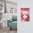 thumbnail image 5 of Daiia Striped Meat Pattern Decorator Wall Plate Child Safe Outlet Cover, Switch and Outlet Covers,Size 1-Gang 5.0" x3.0" , Polycarbonate Thermoplastic-Style S, 5 of 6