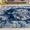 thumbnail image 5 of JONATHAN Y MODERN PERSIAN 4 x 6 Area Rug, Rosalia Cottage Medallion - Navy/Ivory, MDP403D-4, 5 of 12