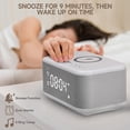 thumbnail image 4 of Altavoz despertador y cargador inalámbrico Broserengy Tech Gray, 4 of 8