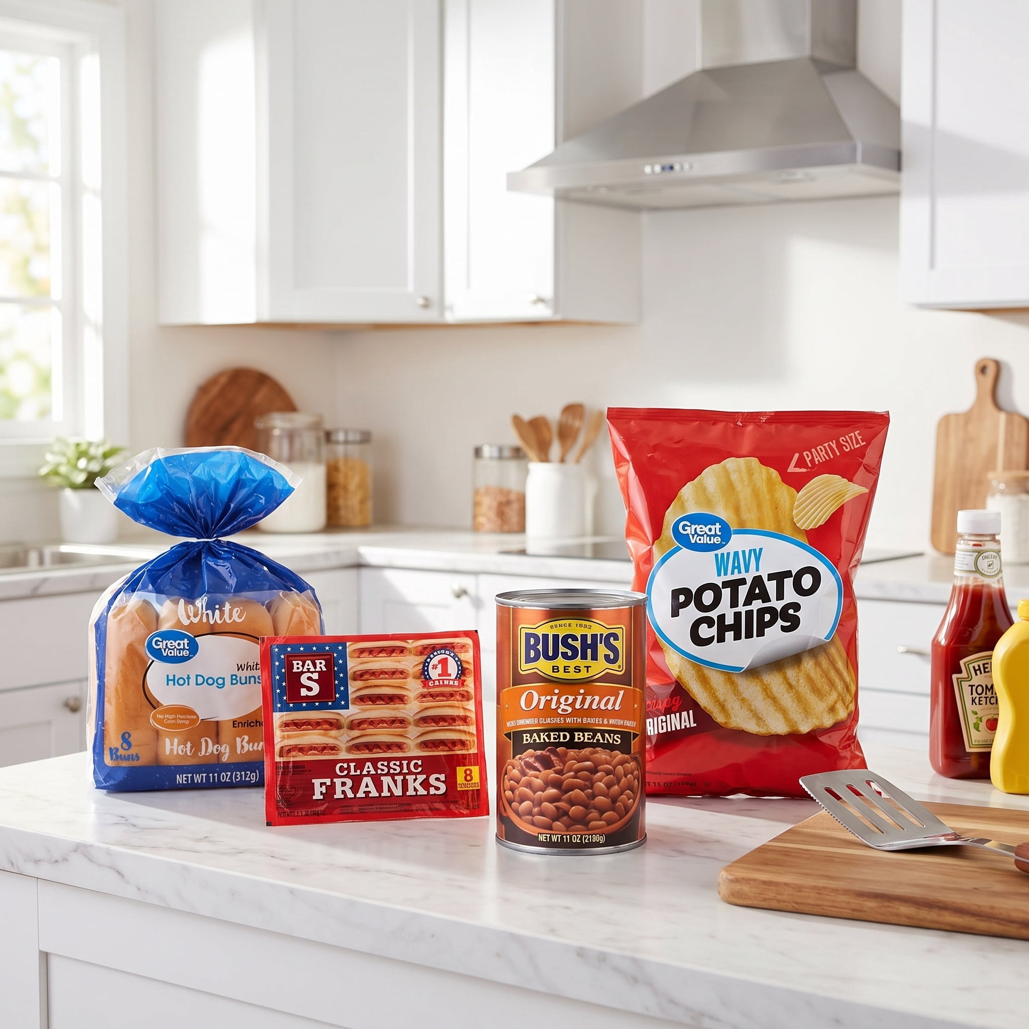 Bar-S Hot Dog Cookout Family Value Meal Bundle