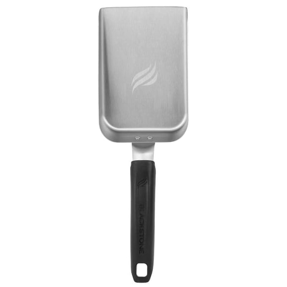 Cuchara para plancha Blackstone, acero inoxidable, negro/plata, paquete de 1
