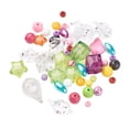 thumbnail image 3 of espaciadoras sueltas acrílicas mixtas de 100g, para manualidades para niños, para joyas Macarena cuentas espaciadoras sueltas multicolores, 3 of 6