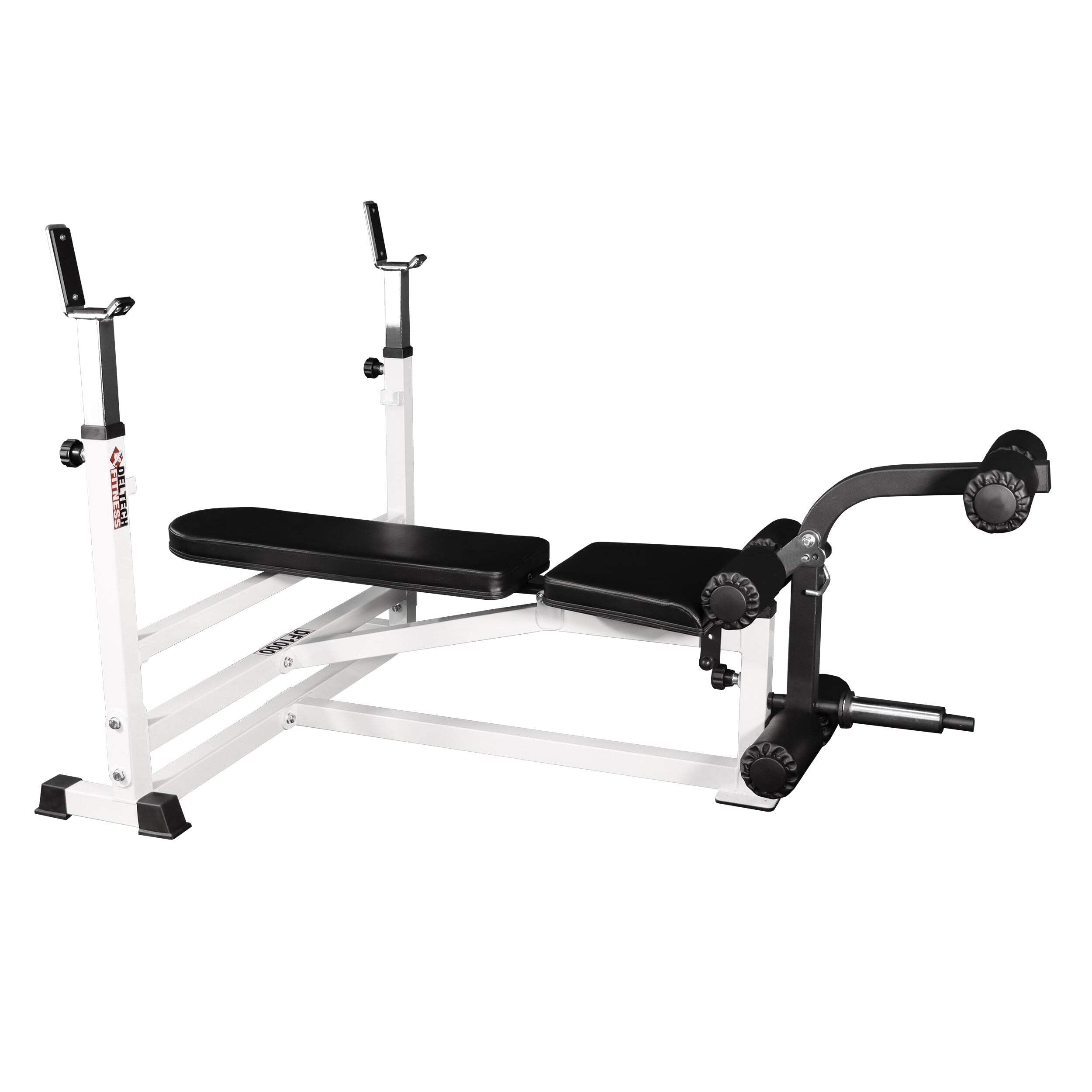 Deltech Fitness Adjustable Olympic Weight Bench with a Maximum Capacity of 750 lbs (DF1000)