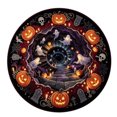 thumbnail image 2 of Dmlowu Halloween Area Rug, Optical Illusion Non-Slide Round Rugs for Living Room Entryway Bedroom Party, Halloween Decorations Indoor Outdoor, 2 of 7