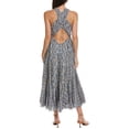 thumbnail image 2 of Ulla Johnson womens  Tiered Midi Dress, 0, Blue, 2 of 3