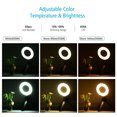 thumbnail image 2 of Docooler Lámpara de luz de anillo LED portátil de 4,6 pulgadas 3 luces, 2 of 8