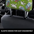 thumbnail image 6 of 2 PCS Car Headrest Cover, cartoon milk cow Soft Car Seat Head Rest Cover Protector Interior Car Accessories Seat Covers for Cars Truck Auto Only Covers, 6 of 8