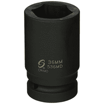 Sunex 536MD 1" Drive Deep 6-Point Impact Socket - 36mm