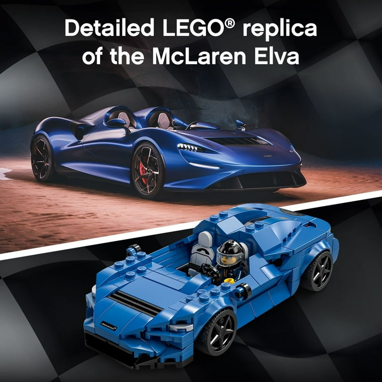 LEGO Speed Champions Fast Set: McLaren Elva 76902 Kids Toy Car