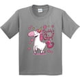 thumbnail image 3 of Inktastic Daddy's Girl Unicorn Youth T-Shirt, 3 of 5