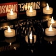 thumbnail image 4 of Paquete de 12 velas de té LED esquí Temporizador 6 horas encendidas 18 horas apagadas, 4 of 5