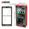 thumbnail image 2 of Multimeters,9999 Auto Portable 621a Screen Universal Meter Voltmeter Ncv Universal Meter Screen 9999 Ammeter(red) Eryue Leeofty Dsfen, 2 of 6