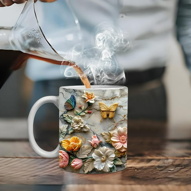 Taza de sublimación de 325 ml, inflable, ideal para exteriores, decoración del hogar, diseño personalizado, plástico duradero, ideal para oficina.