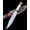 REG-225, variant on Custom Handmade D2 Steel 12.5 Inches Hunting Knife - Perfect Grip Bone Handle with Brass fitting (REG-225)