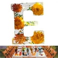 thumbnail image 2 of Handmade Floral Night Light Floral Resin Night Light Letter Floral Resin Night Light Flower Resin Letters With LED Light Floral Resin Letter Nightlight, 2 of 3