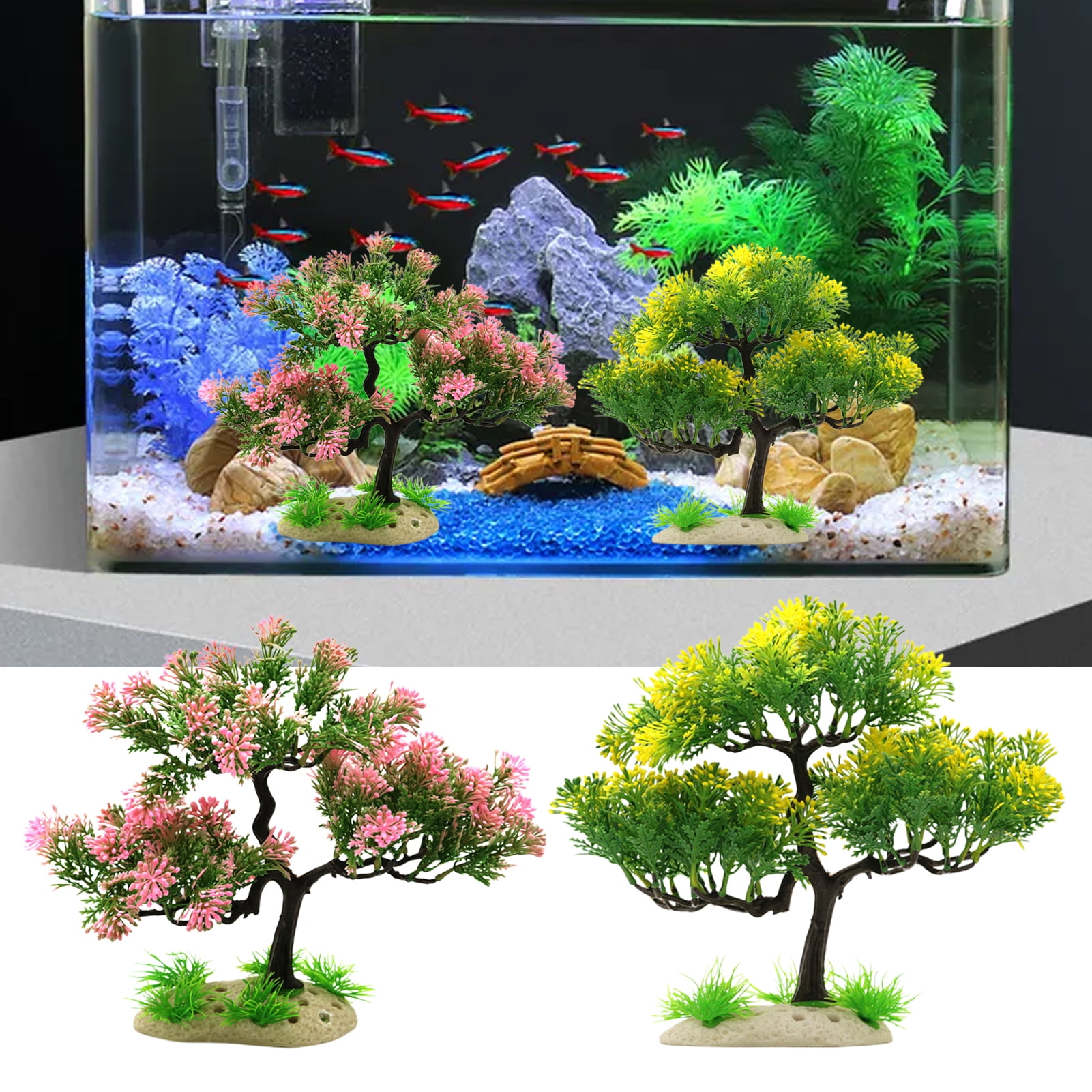 Fish Tank Plant Plastic Artificial Plant Aquarium Landscape Fake Aquatic  Plants Green Plants Fake Aquarium Grass Decoration - Temu Italy