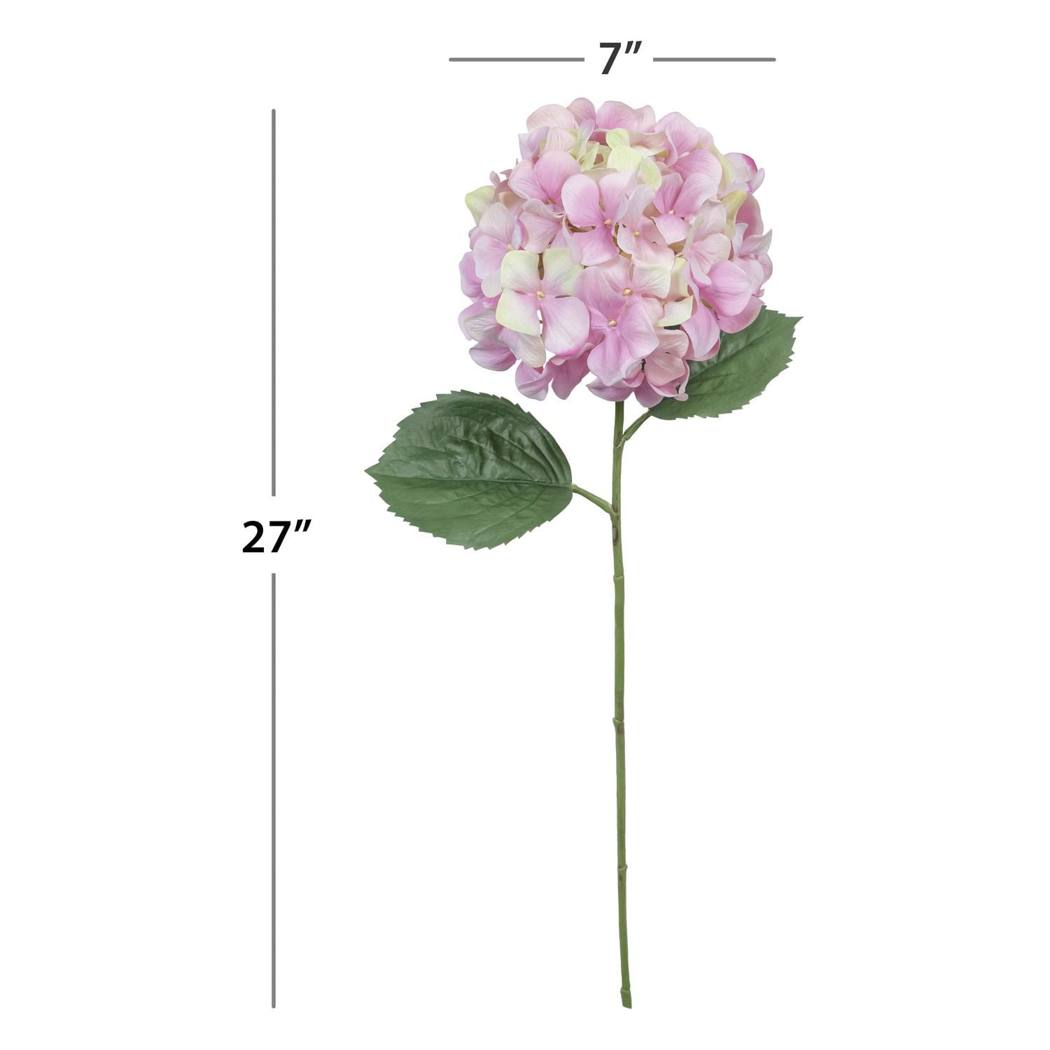 Mainstays Artificial Hydrangea Long Stem, 27 inch Height / Weight approx. 60 gram