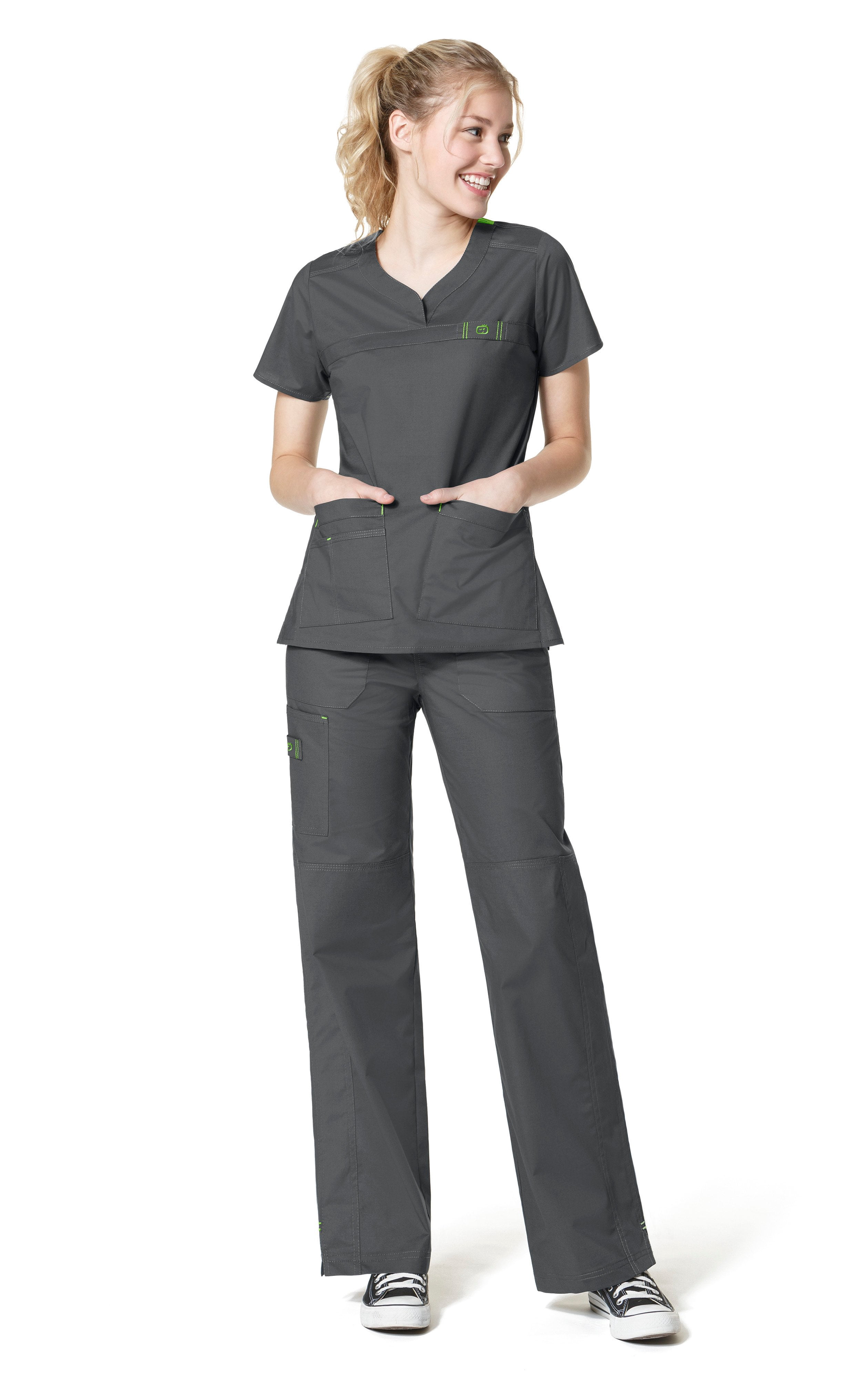 WonderWink WonderFLEX 5108-Faith Multi-Pocket Cargo Scrub Pant