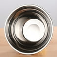 thumbnail image 2 of LEFU Stainless Steel Salad Bowl with Silicone Bottom Lid - Large Mixing Bowl for Cooking, Baking, Serving - Non-Slip Kitchen Cookware - Dishwasher Safe - 20cm - Blue, 2 of 9