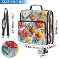 thumbnail image 2 of FORMRS Zipper Binder with Shoulder Strap 2-inch Ring 500 Sheet Capacity File Bag, Watercolor Tomatoes, 2 of 5