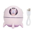 thumbnail image 1 of Humidificador de cápsula espacial USB de gran volumen de niebla lindo humidificador de bebé con difusor de luz nocturna para el hogar coche escritorio luz púrpura, 1 of 5