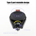 thumbnail image 2 of SIKAI Magnetic Wireless Charger for Samsung Galaxy Watch 8 7 6 5 4 Ultra, Portable USB-C Travel Charger with 90° Rotatable Swivel Type-c Interface, Multi-Angle Cordless Charging Dock, 2 of 9