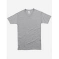 thumbnail image 2 of Men's Vee T-shirt | 3105 | Heather Grey | Large, 2 of 3