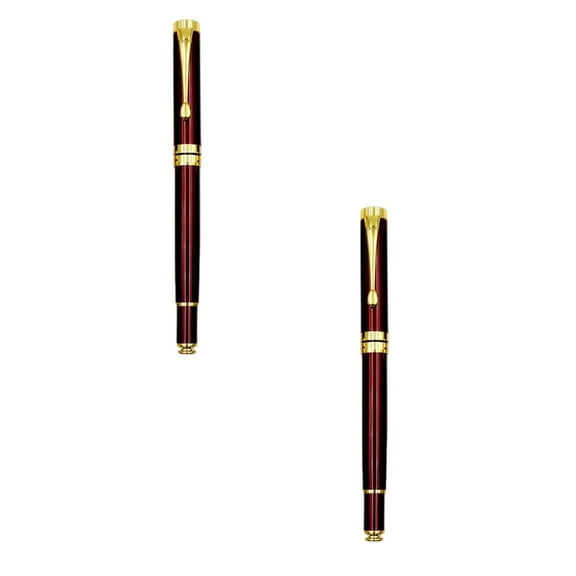 2Pcs Clearance Sale! Metal Ballpoint Pen Elegant Executive Writing Instrument Smooth Ink Flow For Business 10Ml Office&Craft&Stationery Practical Home Decor 5.5" X 0.8"