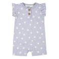 thumbnail image 2 of Modern Moments By Gerber Baby Girl Romper & Dress with Diaper Cover, 3-Piece Outfit Set, (0/3 Months - 24 Months), 2 of 9