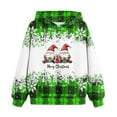 thumbnail image 2 of MKOSPLRT Merry Christmas Sweatshirts Kids 2-14 Years Long Sleeve Oversized Hoodies Casual Xams Graphic Pullover with Pockets, 2 of 3