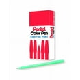 thumbnail image 3 of Pentel Arts Color Pen, Emerald Green, Box of 12 (S360-134), 3 of 5