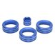 thumbnail image 1 of 4 Uds. Anillo de cubierta de perilla de aire acondicionado, decoración circular de Control de clima para tablero, apto para BRZ 2017-2020, 1 of 8