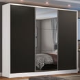 thumbnail image 2 of Ropero Closet Madesa 3 Puertas 1 Espejo B/N, 2 of 5