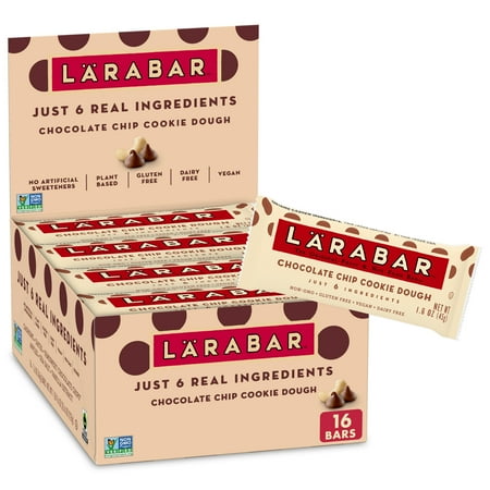 UPC 021908453392 product image for Larabar Chocolate Chip Cookie Dough  Gluten Free Fruit & Nut Bar  16 Ct | upcitemdb.com