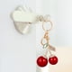 thumbnail image 5 of Llavero con colgantes para colgar en forma de cereza, adorable bolso, llaves, aleación decorativa, 1 ud., 5 of 5