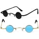 thumbnail image 2 of 2 gafas de sol polarizadas redondas pequeñas, estilo retro punk, con marco de metal circular para mujeres y hombres., 2 of 7