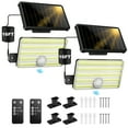 thumbnail image 4 of SZRSTH Solar Lights Outdoor - 2Pack LED Solar Powered Motion Sensor Lights with Remote Security Wall Flood Lights for Outside Garage, 4 of 9