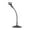 Black, variant on Table Mic Stand Flexible Gooseneck Desktop Metal Construction for Lectern Studio Gaming Podcast Broadcast Use