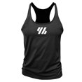 thumbnail image 2 of Men'S Gym Workout Tank Tops Stringer Muscle Cut Shirt Quick Dry Athletic Sleeveless T-Shirt Vest Black XL, 2 of 6