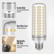 thumbnail image 3 of Bombillas LED Suited E26, 40 W, 3000 K, color atardecer, luz cálida (paquete de 2), 3 of 6