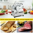 thumbnail image 2 of Commercial Meat Slicer,210W High Power Pure Copper Motor,Semi-Automatic Meat Cutter Equipped With Detachable Blades With A Diameter Of 220mm, Child Lock Protection,For Kitchen Restaurant Supermarket, 2 of 9