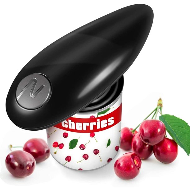 Electric Can Opener Battery Powered Smooth Edge Automatic Electric Can