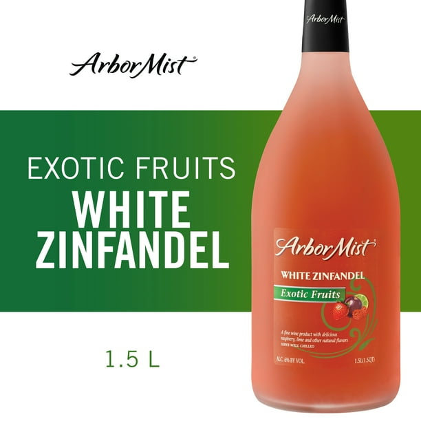 Arbor Mist Exotic Fruit White Zinfandel, Fruit Wine, 1.5 L Bottle