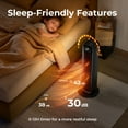 thumbnail image 6 of Space Heater Indoor, 25" Electric Heaters with Remote, 75° Oscillation, ECO Mode, 12H Timer, 30dB Quiet Heating, Safe Energy Efficient Heaters for Large Room, Bedroom, 6 of 9