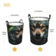 thumbnail image 3 of Fotbe Realistic Style Colorful Wolf Cesto de Ropa con Asas, Cesto Impermeable de Gran Capacidad, Bolsa de Lavado para Dormitorio, Cesto de Ropa con Ruedas y Asas-Medium, 3 of 6