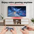 Retro Game Console, Classic Mini Retro Game System Builtin 620 Games