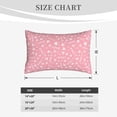 thumbnail image 6 of Naloa Love Pillowcase, Throw Pillowcase, Wrinkle-Free, Stain-Resistant with Hidden Zipper for Bedroom Sofa - 16"x24", 6 of 9