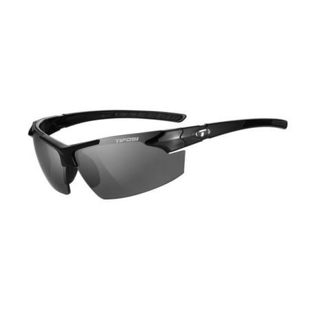 Tifosi Dolomite 2.0 Lenses - JET FC, GLOSS BLACK SINGLE LENS SUNGLASSES SMOKE LENSES